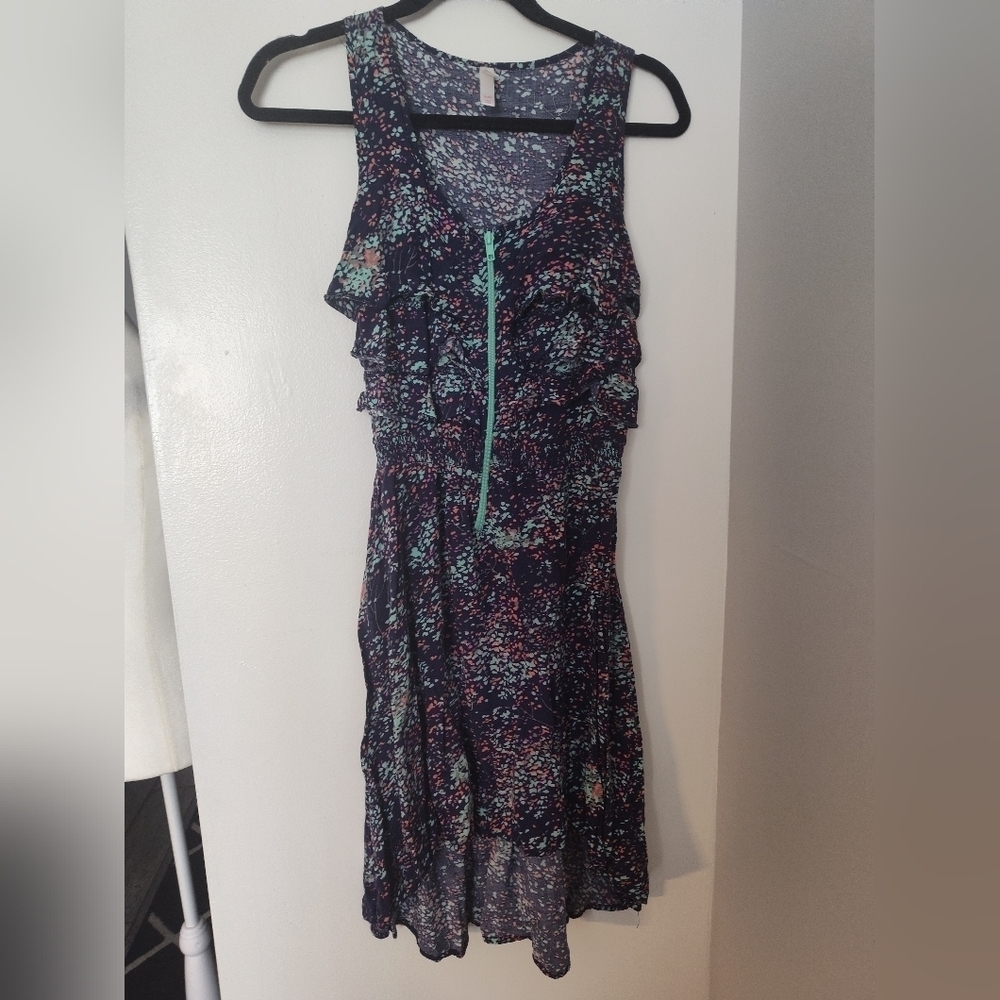 Exhilaration multi color print dress size m (29)